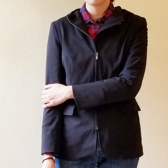 SOLD! Sa Va Canada Women's Black Hooded Jacket - Picture 3 of 8